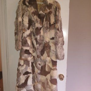 Vintage Rabbit Fur Coat